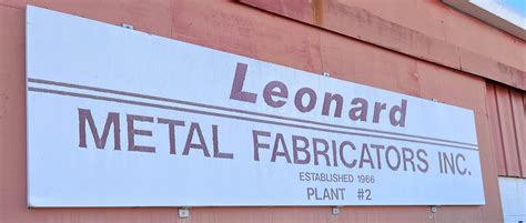 leonard metal fabricators